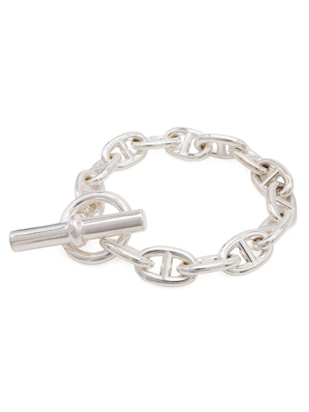 Hermes Chaine D'ancre MM Bracelet 14 Links Silver